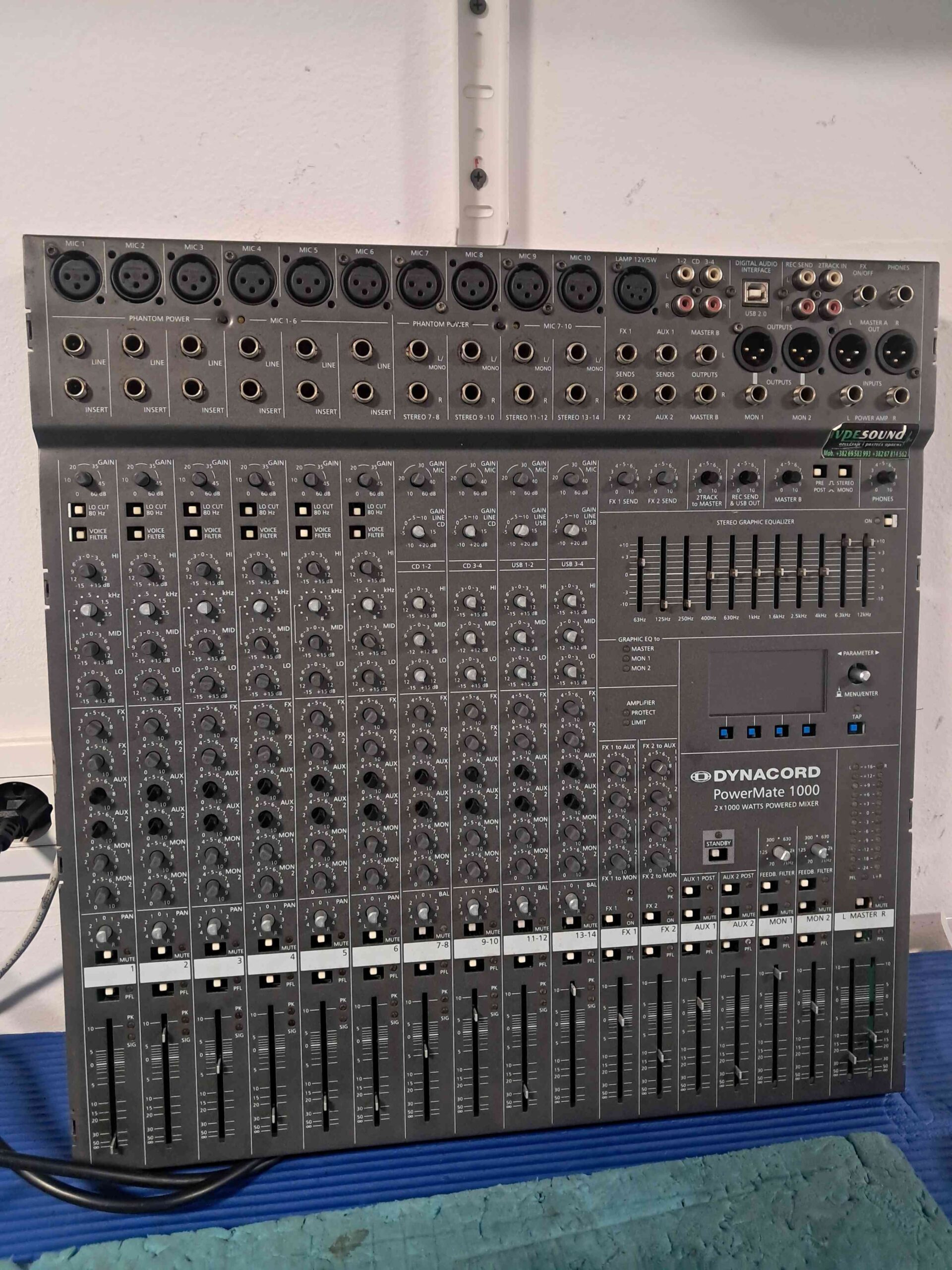 mikseta nakon čišćenja i popravke elektronike